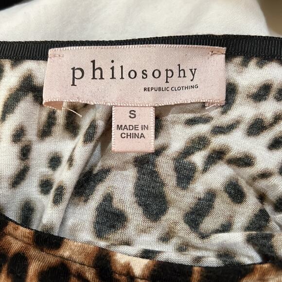 Philosophy Leopard Short Sleeved Tee - Picture 3 of 3